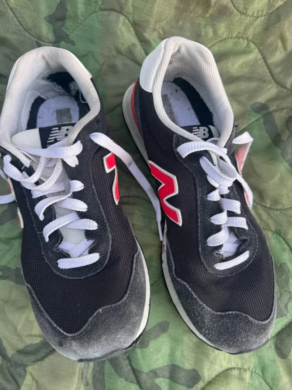 New Balance Sneakers - Black/Red, Mens 10